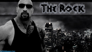 Man beard sunglasses cityscape the - the rock free wallpaper