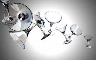 Wine glasses cd table light 2 - product photography free wallpaper