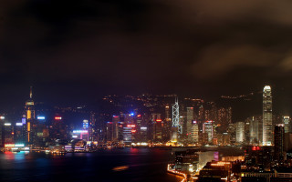 City skyline night lights buildings 13 - cui bai free wallpaper