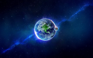 Planet earth globe star space - planet free wallpaper