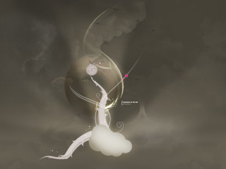Woman flying kite air pink - dali free wallpaper