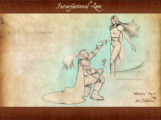 Kneeling man woman dress cape - a drawing of a man free wallpaper
