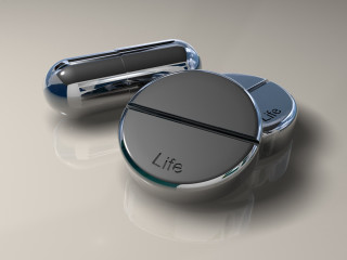 Pill case with pill in 2 - felipe seade free wallpaper