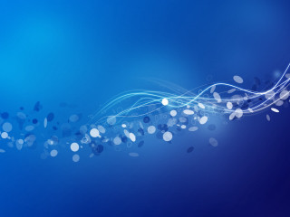 Blue background white circles lines - an gyeon free wallpaper for desktop