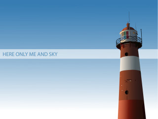 Red white lighthouse sky background 3 - lighthouse free wallpaper