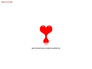 Red heart quote object image - a quote free wallpaper