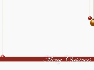 Christmas card ornaments merry message 3 - a christmas card free wallpaper