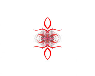 Red white abstract design white 2 - abstract design free wallpaper