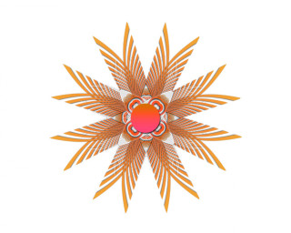 Red orange flower fireworks leaf - orange leaf free wallpaper