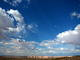 Open field cloudy sky dirt - free sky wallpaper