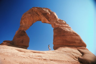Man arch desert sky person 2 - daren bader free wallpaper