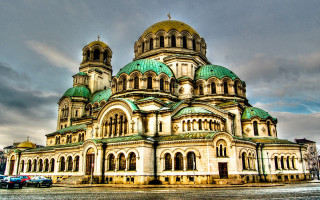 Romanesque neo gothic castle cityscape - gothic free wallpaper for desktop