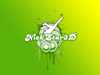 Green hand ball nickstar gradient - net art free wallpaper
