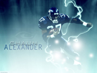 Football player running ball lightning - douglas shuler free wallpaper