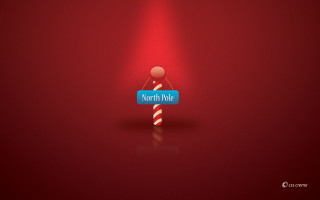 Person holding sign north pole 3 - north free wallpaper