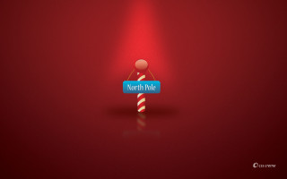 Person holding sign north pole 4 - north free wallpaper