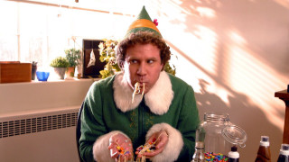 Man party hat eating donut - a donut free wallpaper