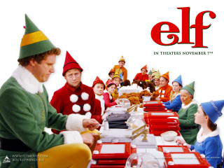 Elf costume group table food - a piece of cake free wallpaper