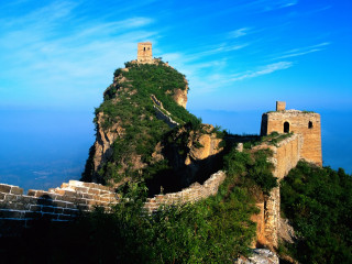 Large rock formation tower ocean 2 - a tower free wallpaper