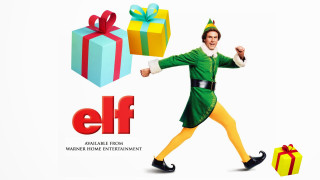 Elf santa reindeer christmas gift - present free wallpaper