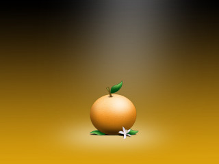 Orange star yellow background black 2 - eden box free wallpaper