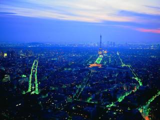 City night tall building lights 3 - a city free wallpaper
