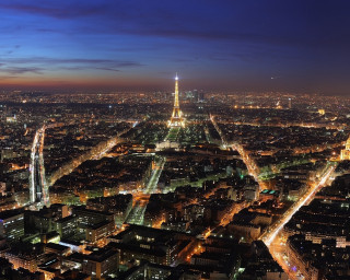 City night tower lights urban 3 - city free wallpaper