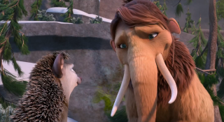 Hedgehog walong ice age dawn - a scene free wallpaper