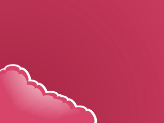 Pink cloud red background white 4 - vector art free wallpaper