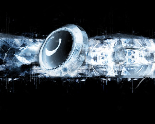 Nike logo black white paint - biomechanical free wallpaper