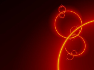 Red spiral circles mandelbrot heart 3 - a red circle free wallpaper
