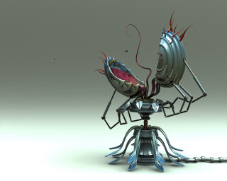 Metal sculpture bugs tripod chain 2 - craola free wallpaper