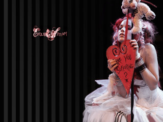 Woman white dress heart teddy - aileen eagleton free wallpaper