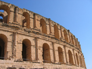 Large stone structure with arches 4 - arch free wallpaper