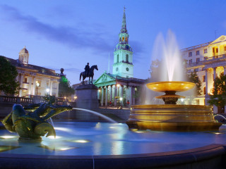 Fountain horse statue building clock - cherryl fountain free wallpaper