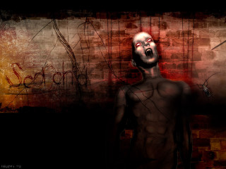 Man mouth open graffiti wall - ben templesmith free wallpaper