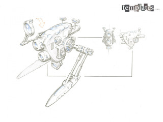 Plane drawing propeller wheel side - side and a propeller free wallpaper