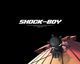 Black cat roof shadow shock - a roof free wallpaper
