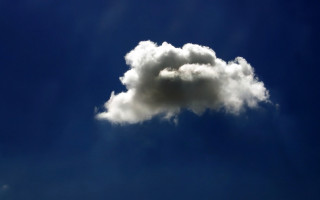 Cloud floating sky blue background - benoit b. mandelbrot free wallpaper