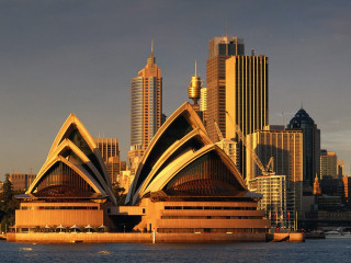 Large building city skyline water 3 - elizabeth durack free wallpaper