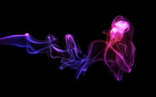 Smoke group air black background 2 - volumetric free wallpaper