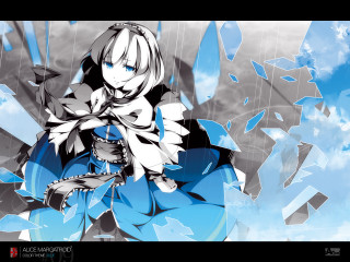 Anime blue outfit white hair - a blue outfit free wallpaper