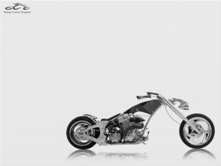Motorcycle black white reflection floor - a reflection free wallpaper