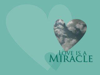 Heart cloud love miracle sky - a heart free wallpaper