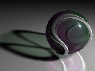 Purple green object shadow gray 4 - a gray background free wallpaper