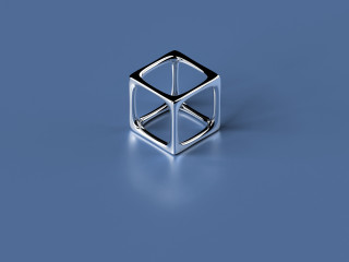 Ring square design blue background 4 - buckminster fuller free wallpaper