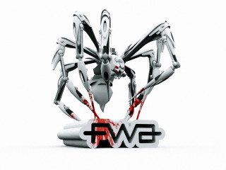 Robot knife blood running body - a robot free wallpaper