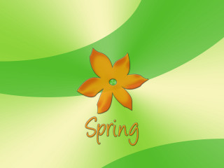 Flower spring green yellow background - carles delclaux i free wallpaper