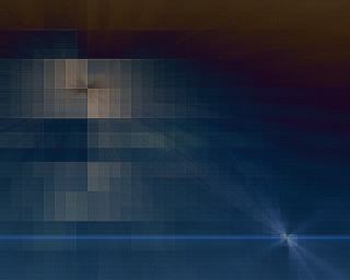 Blue brown background square pattern 2 - geometric abstract art free wallpaper