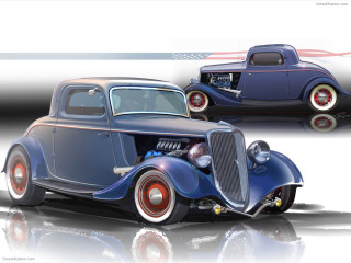 Blue car red rim white 2 - a blue car free wallpaper
